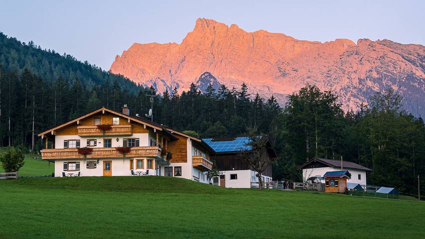 Hütte für 4 Personen, mit Balkon im Berchtesgadener Land