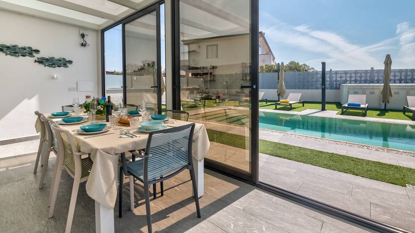 Villa für 6 Personen mit Garten in Capo Bianco, Isola di Capo Rizzuto