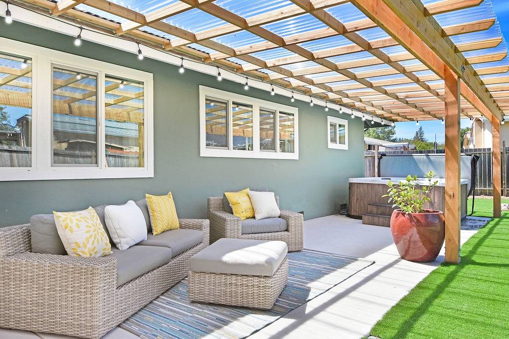 Wine Country Backyard Escape in Santa Rosa, California North Coast