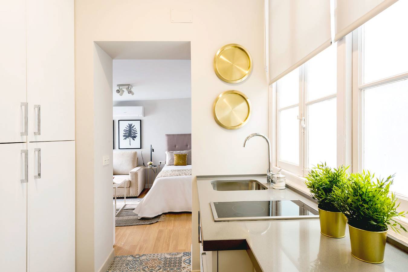 Ganze Wohnung, Ferienwohnung für 2 Personen mit Terrasse in Altstadt Málaga, Malaga