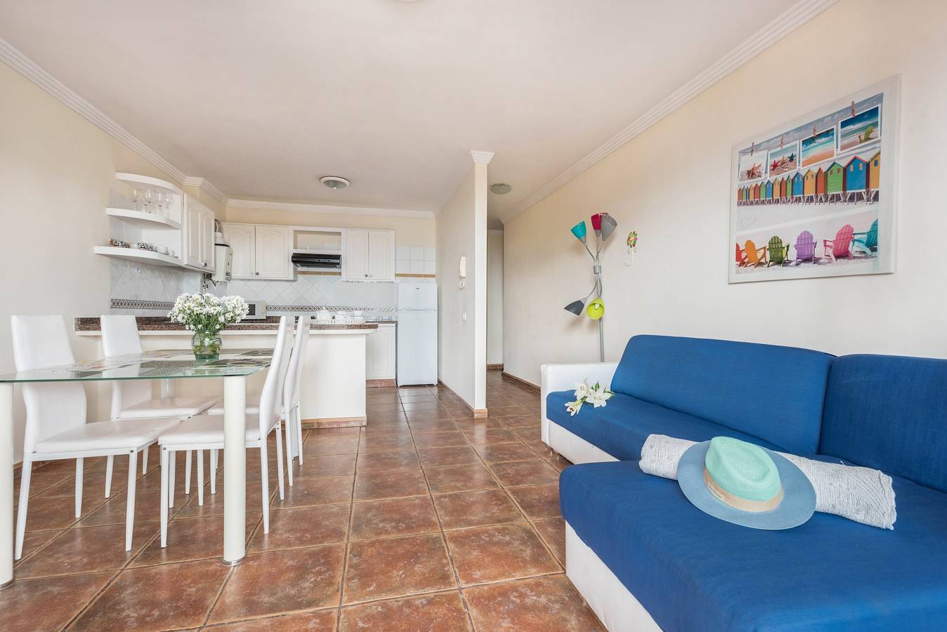 Ganze Wohnung, Ferienwohnung "Carla 1A" in Playa San Juan mit Blick auf das Meer und die Berge in Playa San Juan, Guía de Isora