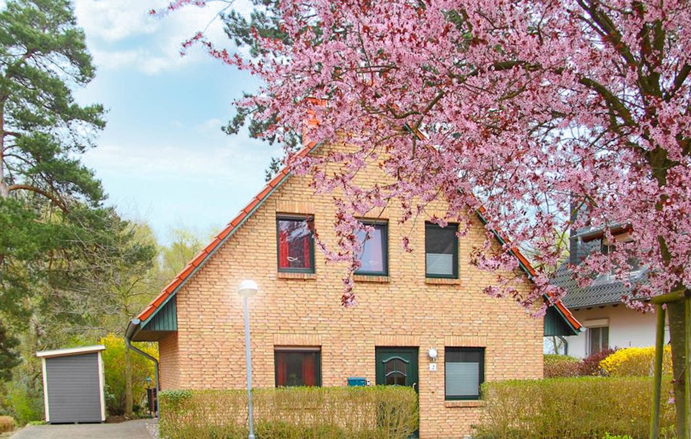 Apt am Strand mit WiFi, TV, Parkplatz und Terrasse in Röbel, Müritz