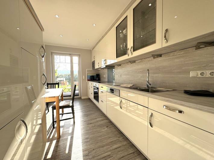 Ferienwohnung für 6 Personen, mit Ausblick und Garten, kinderfreundlich in Kabelhorst