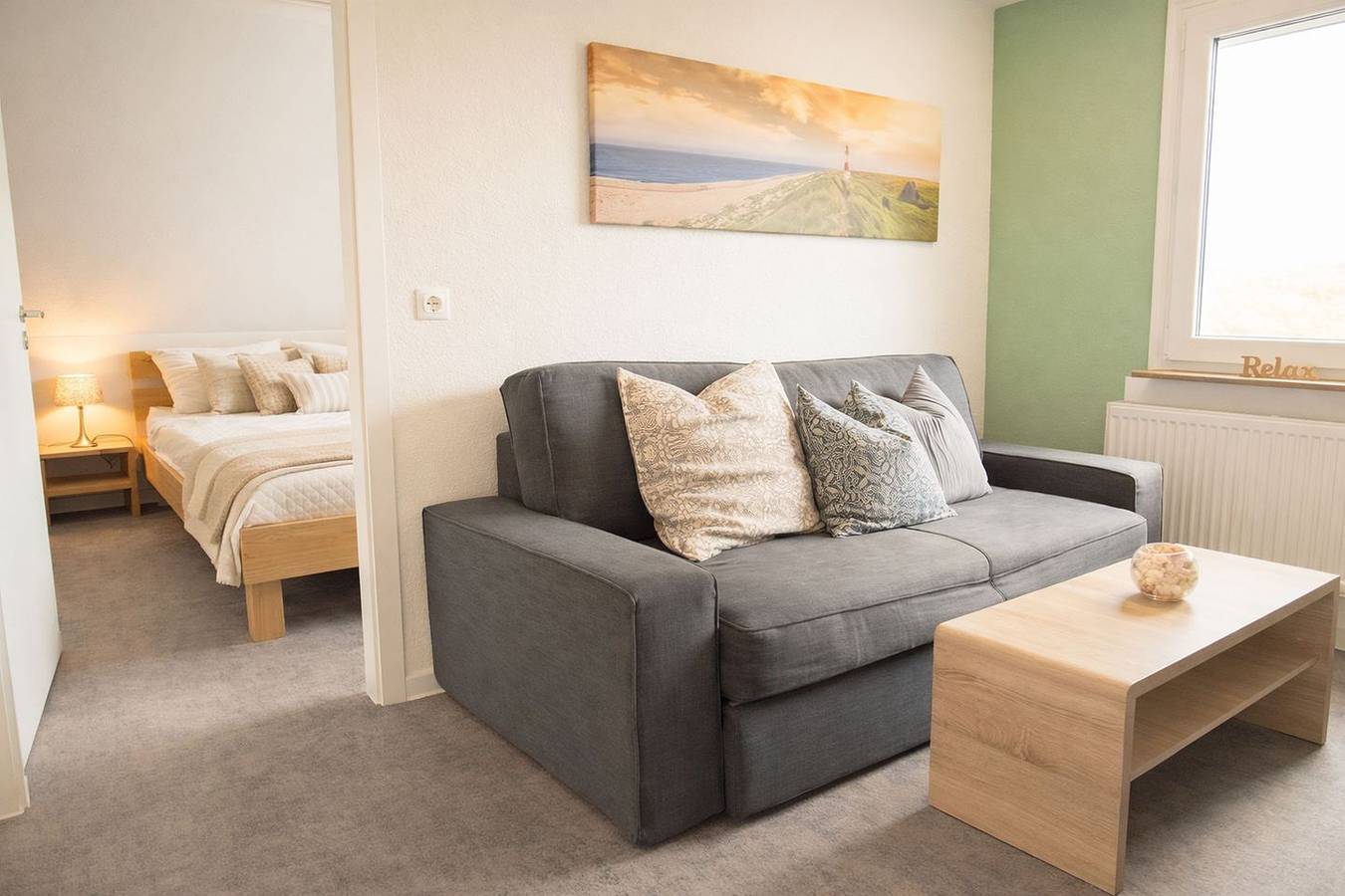 Ganze Wohnung, Ferienwohnung Baltrum in Schillig: strandnah, Wlan & Parkplatz, Haustiere ok in Schillig, Wangerland