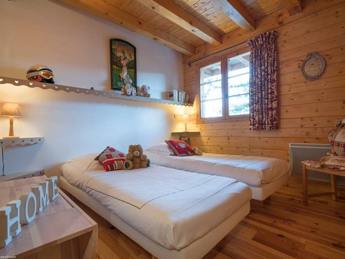 Gemütliches Chalet in La Tania - 10 Pers., Parkplatz, Ski-in/Ski-out in La Tania, La Perrière