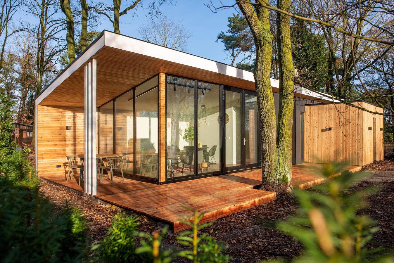 Vakantiepark Breebronne — Wald Cottage mit Sauna und Sprudelbad | 4 Personen in Maasbree, Limburg (Niederlande)