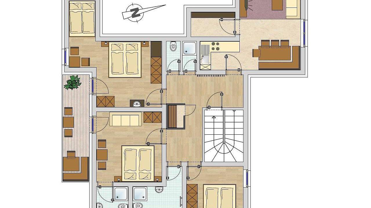 Ganze Ferienwohnung, Ferienwohnung für 8 Personen (90 m²) in Gortipohl in Sankt Gallenkirch, Verwall