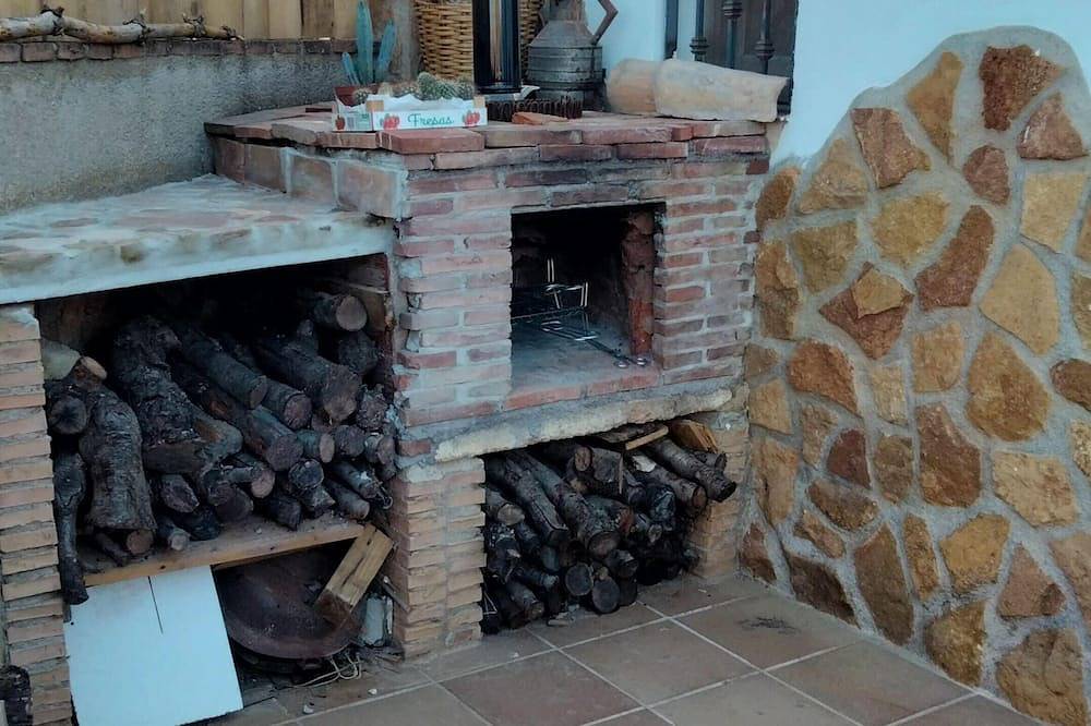 Cave in the most touristic neighborhood of caves in front of the viewpoint. in Guadix, Geoparque de Granada