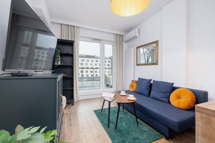 Apartament wakacyjny dla 4 osób, z ogród i balkon oraz sauna w Katowice