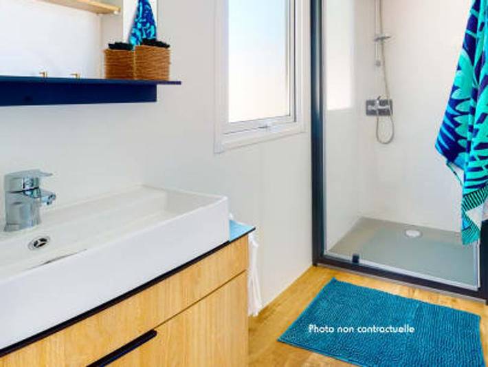 Camping Siblu La Réserve - Funpass inclus - Mobile home 8 persons - Essentiel 3ch 8p Signature air conditioning in Gastes, Côte d’Argent