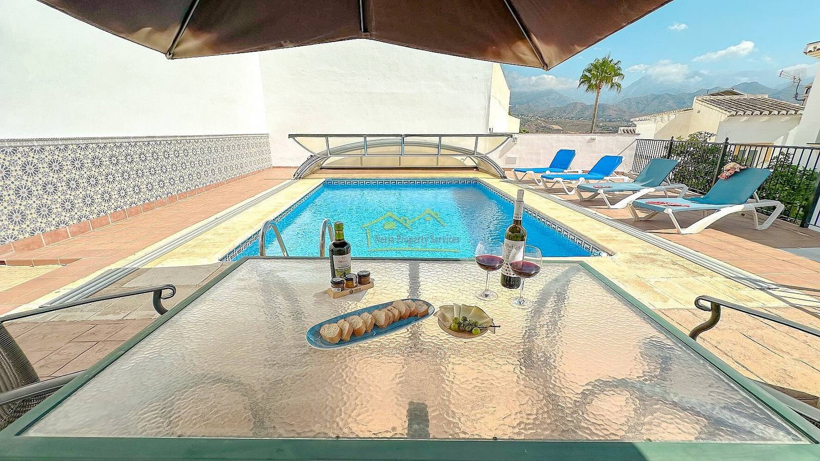Holiday Home 'Balcón Del Mar' with Sea View, Wi-Fi and Air Conditioning in Urbanización Ladera del Mar, Nerja