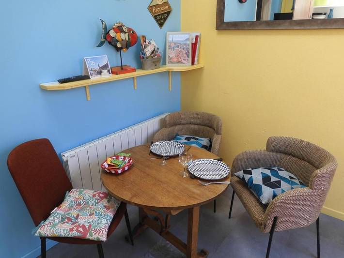 Appartement de vacances pour 2 personnes, avec jardin et terrasse