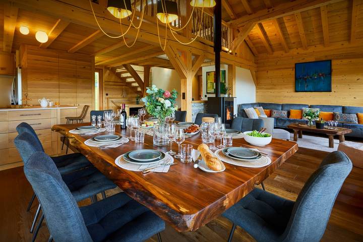 Chalet pour 10 personnes, avec jacuzzi et jardin, animaux acceptés à Cordon - 2