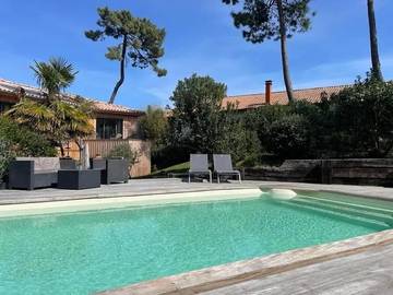 Villa pour 9 personnes, avec vue et piscine, animaux acceptés dans Pyla-sur-Mer