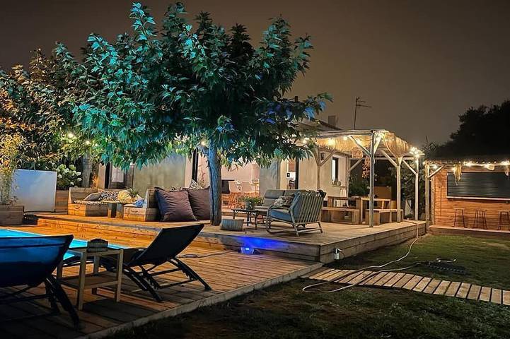 Villa pour 8 personnes, avec jardin et terrasse à Valras-Plage