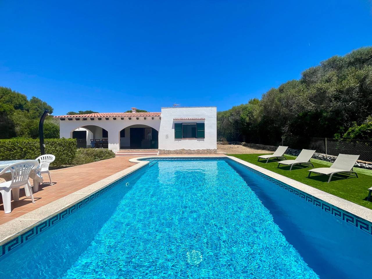 Ferienhaus 'Villa Antonia' mit privatem Pool, privater Terrasse und Wlan in Cap d'en Font, Sant Lluís