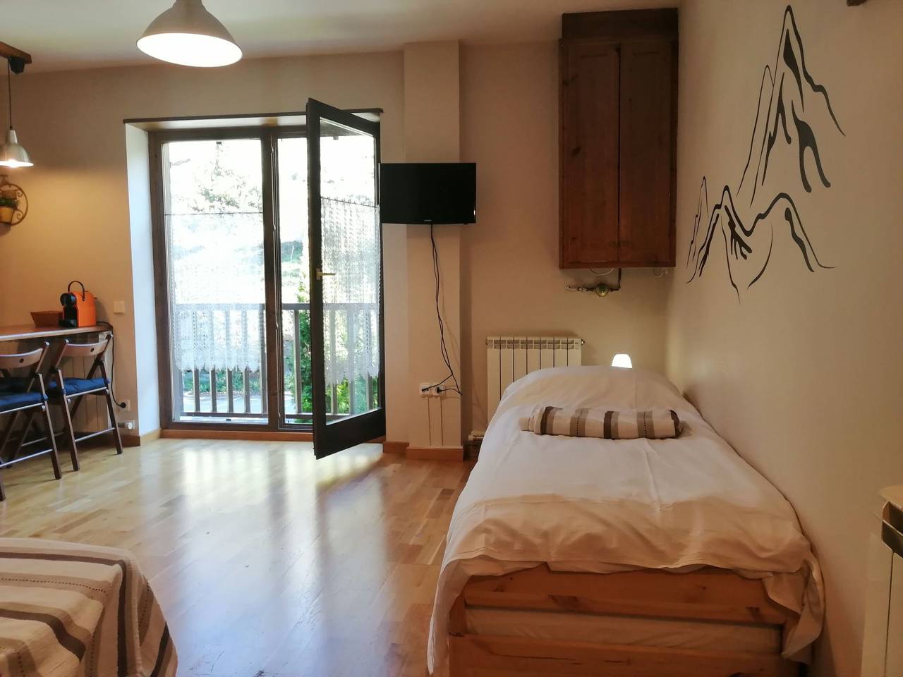 Appartement entier, Geräumiges Studio mit Balkon Erta 2 Vall de Boí in Pla de l'Ermita, La Vall de Boí