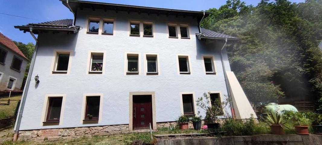 Ferienwohnung für 4 Personen, mit Terrasse und Garten sowie Ausblick in Bannewitz