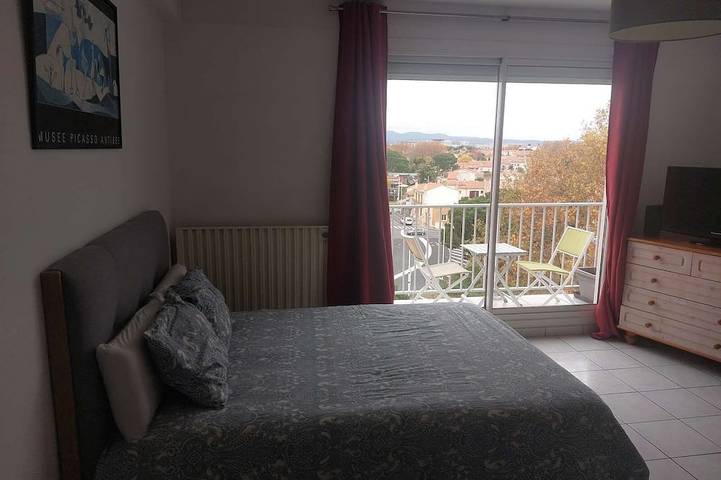 Appartement de vacances pour 2 personnes, avec balcon, animaux acceptés à Perpignan