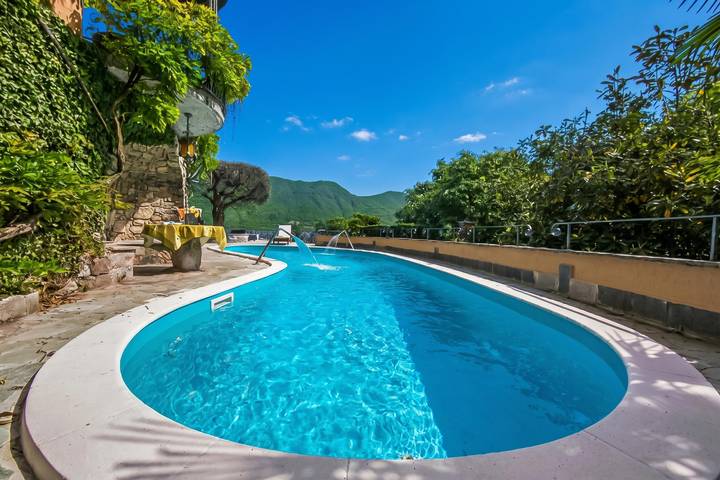 Villa Isola Verde (Main Villa) in Cressogno, Valsolda