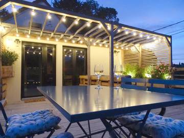 Gîte pour 4 personnes, avec terrasse et vue à Duvy