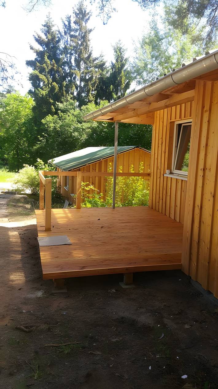 Ferienhaus für 6 Personen, mit Garten in Lychen