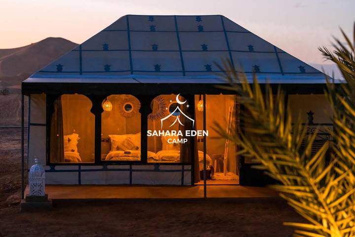 Camping voor 4 personen, met tuin en uitzicht in Marokko