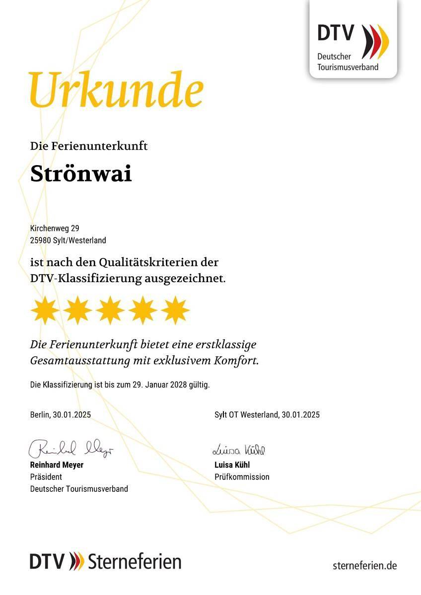 Ferienhaus Strönwai mit Saunahaus in Alt-Westerland, Sylt  in Westerland, Sylt (Gemeinde)