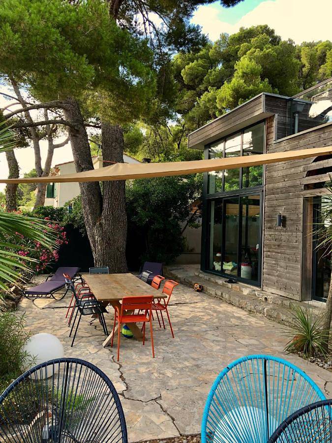 Maison de vacances pour 10 personnes, avec Balcon et Terrasse ainsi que Jardin et Vue dans La Franqui