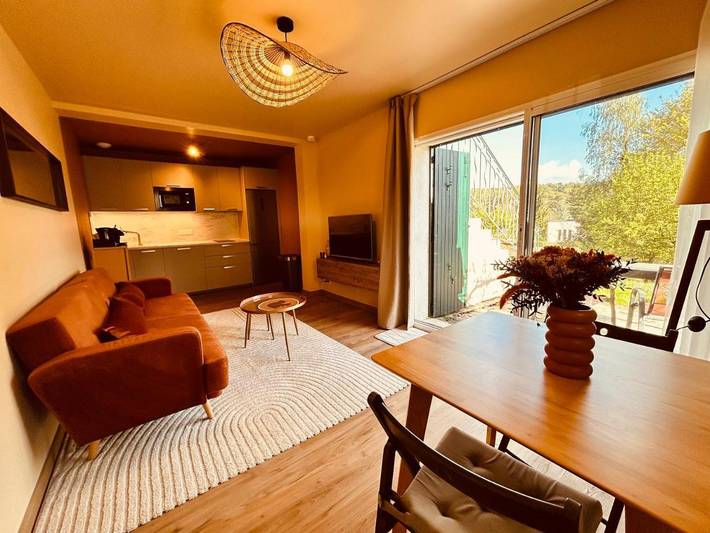 Appartement de vacances pour 2 personnes, avec Terrasse et Jardin