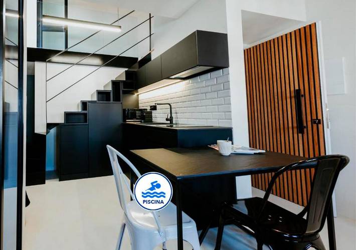 Ferienwohnung für 2 Personen, mit Ausblick und Terrasse sowie Pool - 1