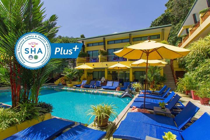 Hotell för 2 Personer, med pool samt utsikt och trädgård i Phuket