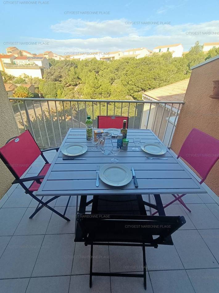 Appartement de vacances pour 4 personnes, avec terrasse à Fleury
