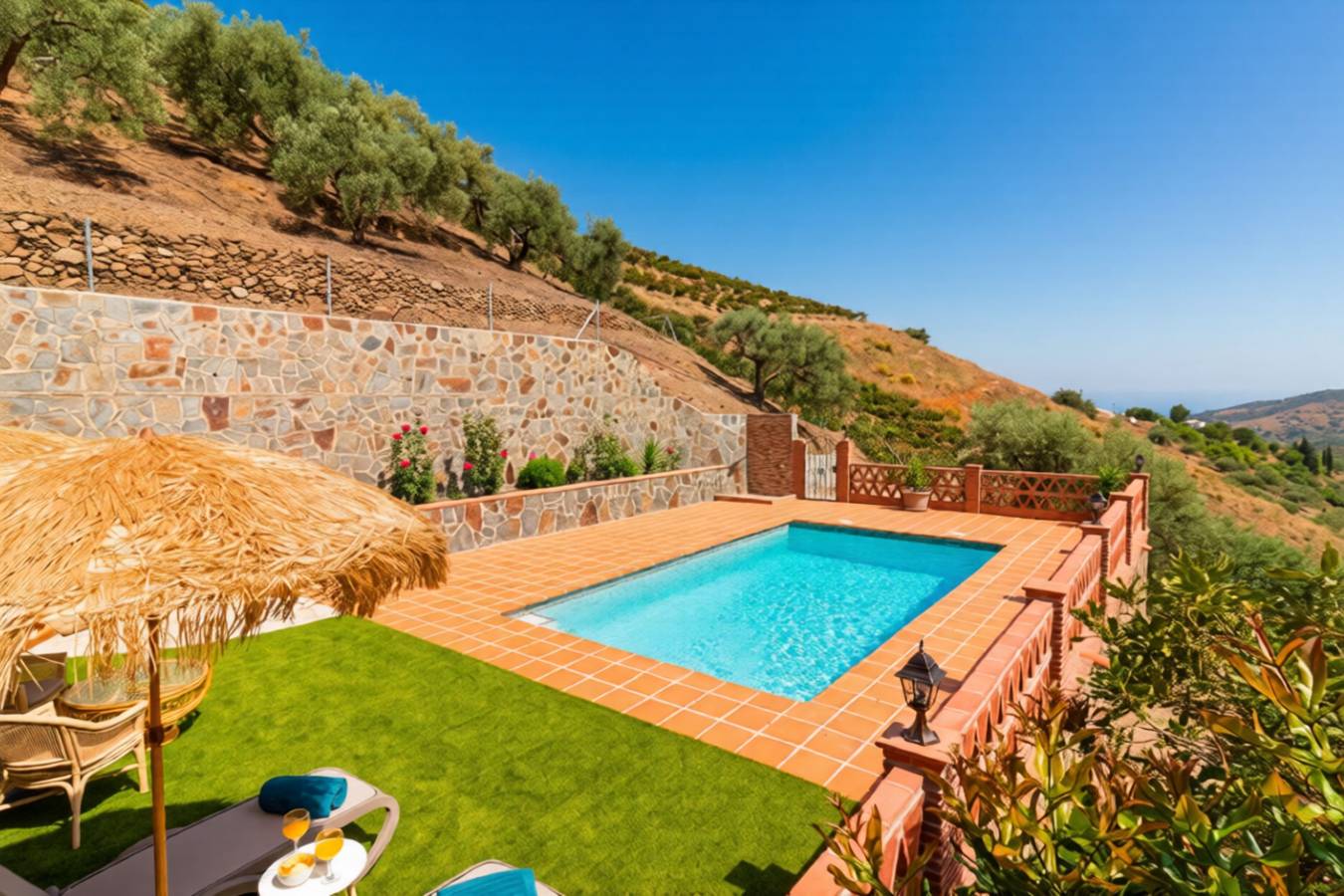 Villa für 2 Personen mit Pool in Frigiliana Road, Frigiliana