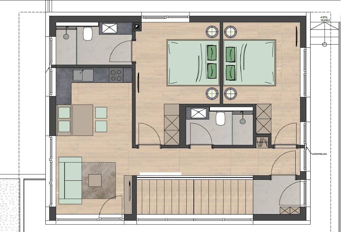 Ganze Wohnung, Two-Bedroom Apartment in Lechtaler Alpen, Flirsch