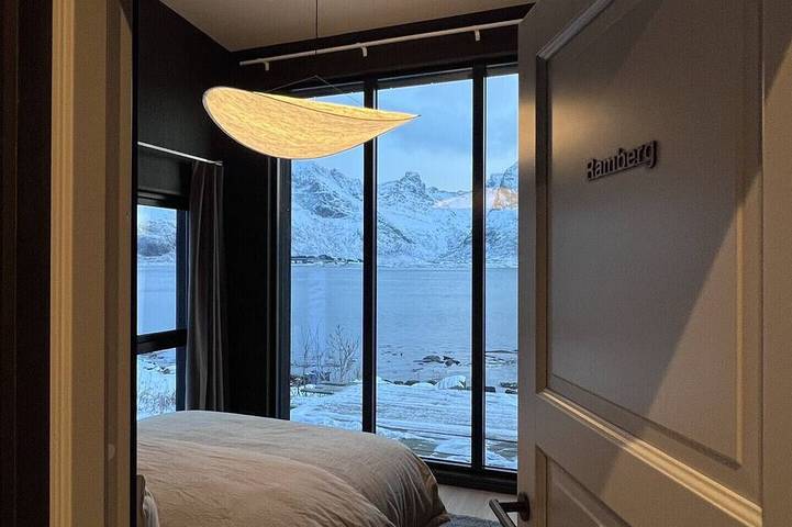 Blockhütte für 8 Personen, mit Sauna und Garten auf den Lofoten - 3