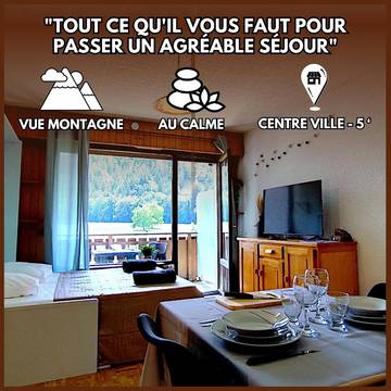 Gîte pour 2 personnes, avec vue et balcon à Thônes