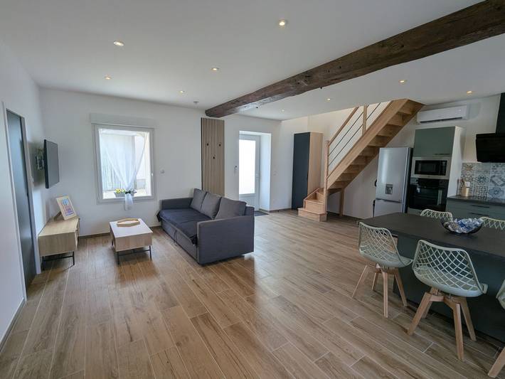 Gîte pour 4 personnes, avec Jardin