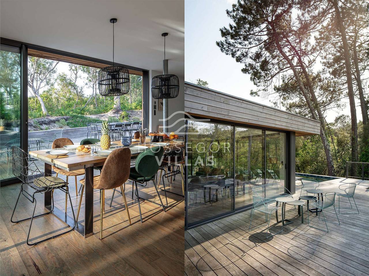 Appartement de vacances entier, Heuguera, pour 12 personnes avec une vue sur la forêt in Hossegor, Côte d’Argent