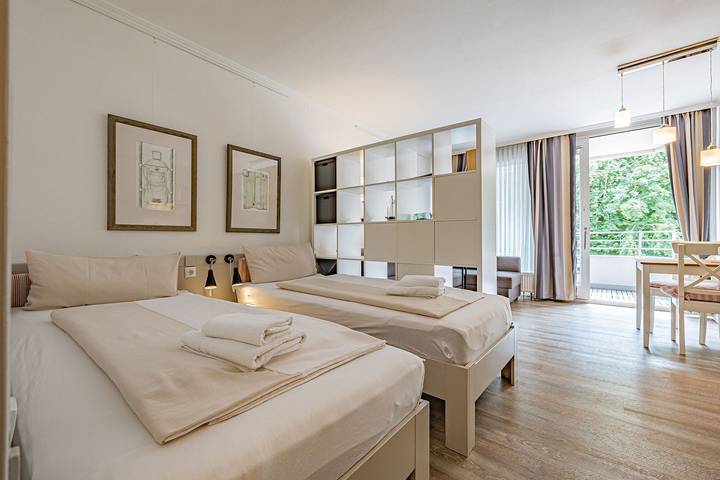 Appartement entier, - Green Island (App. 319) - Studio apartment with balcony in Ville de Glücksburg, Glücksburg