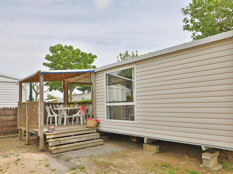 Camping Bel - Mobilheim 6 personen - Mobilheim | Comfort | 2 Zi. | 4/6 Pers. | Einfache Terrasse in La Tranche-sur-Mer, Vendée