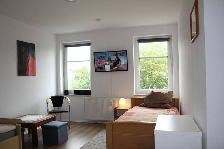 Ferienwohnung für 4 Personen, mit Ausblick in Crimmitschau