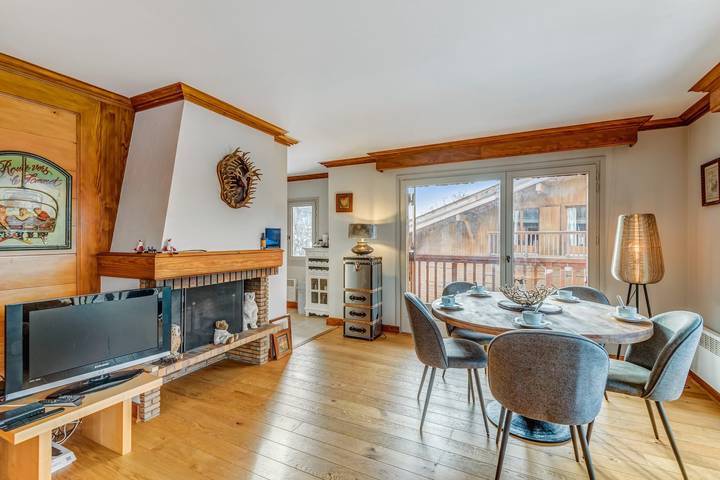 Chalet pour 4 personnes, avec balcon, adapté aux familles à Megève - 2