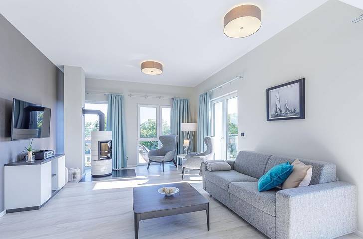 Ferienwohnung für 2 Personen, mit Balkon und Sauna in Wustrow