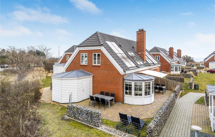 Ferienhaus mit Meerblick für 8 Personen, mit Whirlpool und Terrasse sowie Sauna auf Rømø