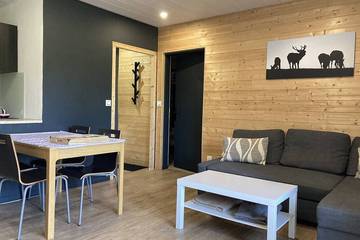 Gîte pour 6 personnes, avec balcon et jardin dans Office De Tourisme Du Lioran Et Des Vallees