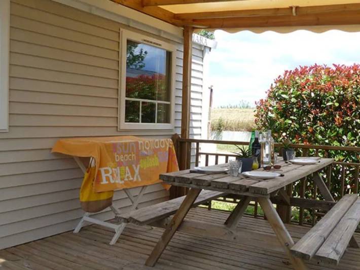 Mobil home pour 6 personnes, avec piscine et terrasse à Lattes - 2