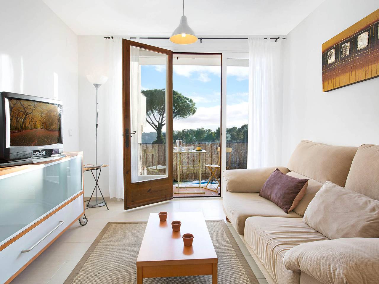 Ganze Wohnung, Appartement à Llafranc pour 4 avec piscine, à 500m de la plage in Llafranc, Palafrugell