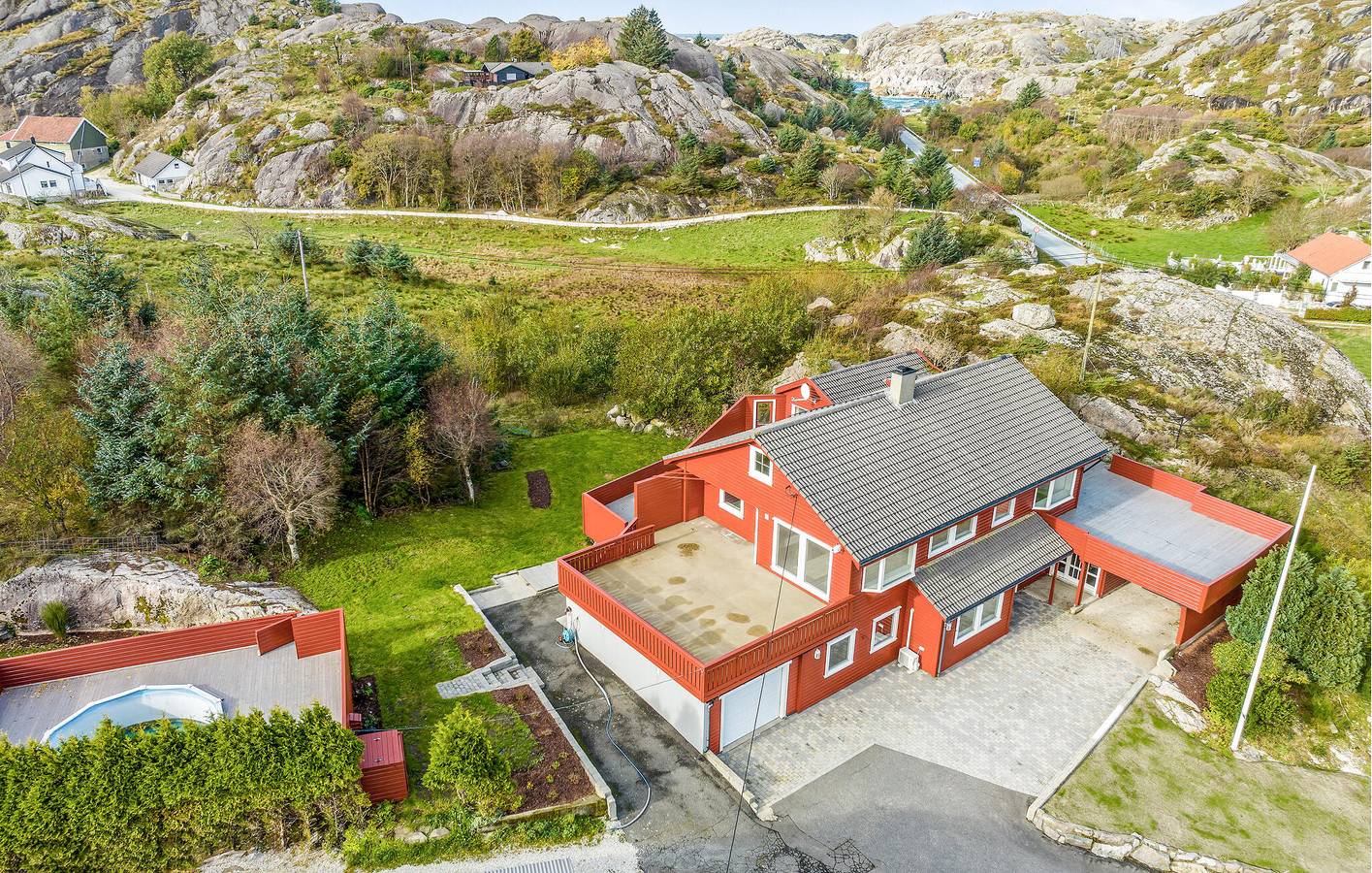 Ganze Ferienwohnung, Ferienwohnung für 8 Personen mit Terrasse in Eigersund