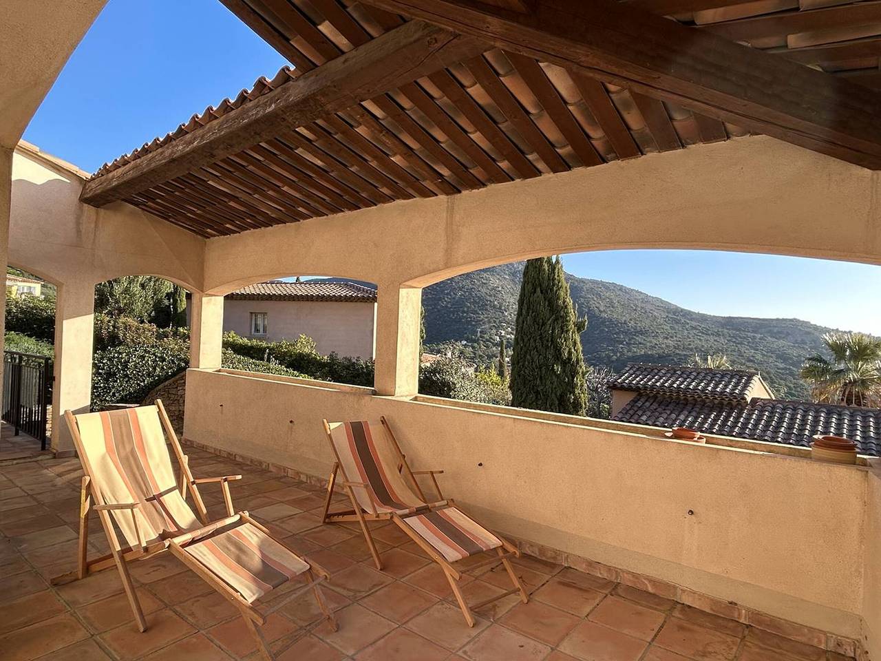 Quiet house 4 rooms, 3 bedrooms, sea view, Bormes-les-Mimosas in Bormes-les-Mimosas, Parc national Port-Cros